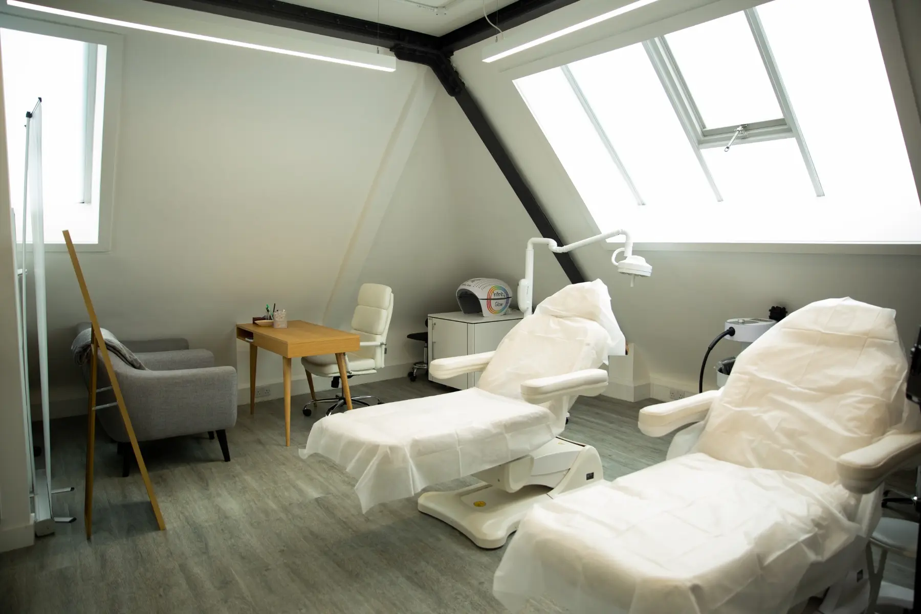 Private treatment room at The Men Clinics in Soho
